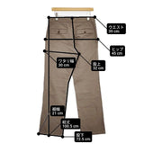 MARGARET HOWELL サイズM コットン 579-5240018 TROUSERS パンツ グレー メンズ マーガレットハウエル【中古】6-0726G∞