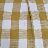 NATURAL LAUNDRY ネルシャツチュニック チェック ワンピース イエロー ホワイト レディース ナチュラルランドリー【中古】6-0816M∞