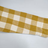 NATURAL LAUNDRY ネルシャツチュニック チェック ワンピース イエロー ホワイト レディース ナチュラルランドリー【中古】6-0816M∞
