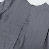 vie evam eva ヘンプ100％ サイドギャザー 日本製 V131T938 ワンピース ブルーグレー レディース ヴィー エヴァムエヴァ【中古】6-0915M△