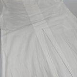 evam eva コットン ノーカラー 日本製 E143T008 ワンピース ホワイト レディース エヴァムエヴァ【中古】6-0816M∞
