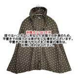 Y's ドット フード付き YO-T77-073 カーディガン カーキ ベージュ レディース ワイズ/Yohji【中古】6-0722M∞