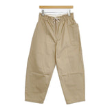 atelier naruse cotton chino balloon pants コットンチノバルーンパンツ 定価21450円 na-T05009 サイズ40 チノパンツ ベージュ レディース アトリエナルセ【中古】6-0722G∞