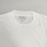 SUNSPEL MID SLEEVE RIB CUFF T コットン 無地 サイズS 半袖Ｔシャツ カットソー ホワイト レディース サンスペル【中古】6-0620S△
