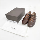 DIVINA ディヴィナ LACEUPSHOES レースアップシューズ ギリーシューズ 本革 レザー イタリア製 定価49500円 シューズ・靴 チャ レディース【中古】6-0702G◎