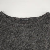 mizuiro-ind モヘアウール プルオーバーチュニック ワイド チュニック チャコールグレー レディース ミズイロインド【中古】6-1017T∞