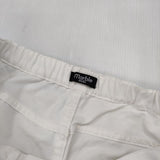 marble sud コットン ウエストゴム イージー パンツ オフホワイト レディース マーブルシュッド【中古】6-0923G∞