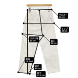 marble sud コットン ウエストゴム イージー パンツ オフホワイト レディース マーブルシュッド【中古】6-0923G∞