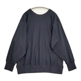 INTERIM REVERSE WEAVE L/S HIGH GAGE SWEAT SHIRT サイズ5 トレーナー スウェット ダークネイビー メンズ インテリム【中古】6-0603M♪