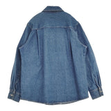 H BEAUTY&YOUTH DENIM CPO JACKET サイズS 定価29400円 デニムジャケット ブルー レディース エイチビューティアンドユース【中古】6-0603M♪