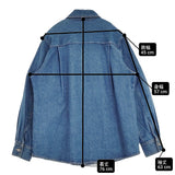 H BEAUTY&YOUTH DENIM CPO JACKET サイズS 定価29400円 デニムジャケット ブルー レディース エイチビューティアンドユース【中古】6-0603M♪