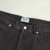 SERGE de bleu CAROL BLACK FADE キャロル サイズ26 BKF-33P-CEA デニムパンツ ブラック レディース サージ【中古】6-0816G∞