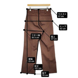THE SHINZONE SKATER PANTS スケーターパンツ 17AMSPA59 サイズ34 ワーク パンツ ブラウン レディース シンゾーン【中古】6-0603G♪