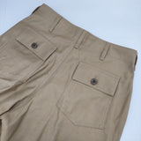 THE SHINZONE BAKER PANTS 定番ベイカーパンツ 15AMSPA18 サイズ38 センタープレス パンツ ベージュ レディース シンゾーン【中古】6-0816G∞