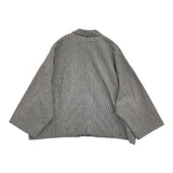 veritecoeur CLUEL コンパクトシャツ CHIDORI 千鳥格子 コットンリネン 定価28600円 長袖シャツ 26SS ホワイト ブラック レディース ヴェリテクール【中古】6-0603M♪