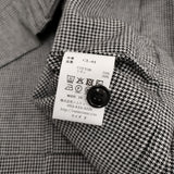 veritecoeur CLUEL コンパクトシャツ CHIDORI 千鳥格子 コットンリネン 定価28600円 長袖シャツ 26SS ホワイト ブラック レディース ヴェリテクール【中古】6-0603M♪