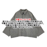 veritecoeur CLUEL コンパクトシャツ CHIDORI 千鳥格子 コットンリネン 定価28600円 長袖シャツ 26SS ホワイト ブラック レディース ヴェリテクール【中古】6-0603M♪