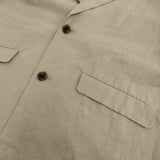 veritecoeur ノースリーブジャケット ジレ 羽織り 定価37400円 ベスト 25SS ベージュ レディース ヴェリテクール【中古】6-0603M♪