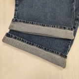 ZARA ストレート ワイド デニム EUR 42 USA 10 MEX 32 デニムパンツ ブルー レディース ザラ【中古】6-0923G∞