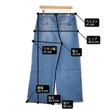 ZARA ストレート ワイド デニム EUR 42 USA 10 MEX 32 デニムパンツ ブルー レディース ザラ【中古】6-0923G∞