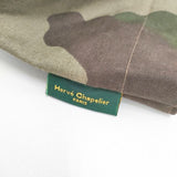 Herve Chapelier カモフラージュ ナイロン舟型トートM 迷彩 1027W 定価30580円 トートバッグ カーキ ブラウン レディース エルベ・シャプリエ【中古】6-0826G∞