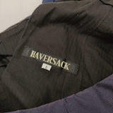 HAVERSACK キュプラコットンリネンブレンド タックパンツ イージーパンツ 日本製 サイズ1 パンツ ネイビー レディース ハバーサック【中古】6-0915M△