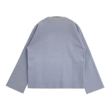 AURALEE SUPER MILLED SWEAT CUT-OFF P/O A20AP05SM カットオフ 定価24200円 スウェット ブルー レディース オーラリー【中古】6-0722M∞