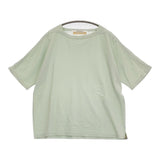 ANSNAM Riverrun 変形ボートネック リヴァーラン サイズ02 半袖Ｔシャツ カットソー 23SS ライトグリーン メンズ アンスナム【中古】6-0630S♪