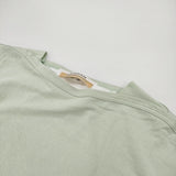 ANSNAM Riverrun 変形ボートネック リヴァーラン サイズ02 半袖Ｔシャツ カットソー 23SS ライトグリーン メンズ アンスナム【中古】6-0630S♪
