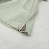 ANSNAM Riverrun 変形ボートネック リヴァーラン サイズ02 半袖Ｔシャツ カットソー 23SS ライトグリーン メンズ アンスナム【中古】6-0630S♪