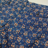 OUTIL FLOWER PRINT SHORT フラワープリントショーツ サイズ2 定価35200円 OV-P036 ショートパンツ ハーフパンツ ショーツ ブルー オレンジ メンズ ウティ【中古】6-0630S♪