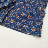 OUTIL FLOWER PRINT SHORT フラワープリントショーツ サイズ2 定価35200円 OV-P036 ショートパンツ ハーフパンツ ショーツ ブルー オレンジ メンズ ウティ【中古】6-0630S♪