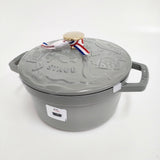 mina perhonen 未使用品 cocotte ocean ココットオーシャン ラウンド 2.2L 20cm 鍋 食器 ライトグリーン ユーカリ レディース ミナペルホネン【中古】6-0603G♪