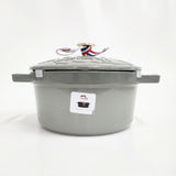 mina perhonen 未使用品 cocotte ocean ココットオーシャン ラウンド 2.2L 20cm 鍋 食器 ライトグリーン ユーカリ レディース ミナペルホネン【中古】6-0603G♪