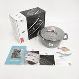 mina perhonen 未使用品 cocotte ocean ココットオーシャン ラウンド 2.2L 20cm 鍋 食器 ライトグリーン ユーカリ レディース ミナペルホネン【中古】6-0603G♪
