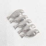mina perhonen lintu antique silver ブローチ 真鍮 アンティークシルバー 鳥 定価13200円 xs7900 ブローチ シルバー レディース ミナペルホネン【中古】6-0604G◎