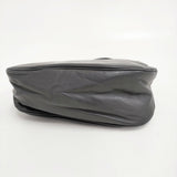 mina perhonen cuddle bag カドルバッグ 牛革 カーフレザー オールレザー製 猫モチーフ がま口 ハンドバッグ ブラック レディース ミナペルホネン【中古】6-0603G♪