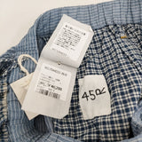 45R/45rpm インドカディのパッチワークスカート コットン チェック 定価46200円 ロングスカート ブルー レディース フォーティーファイブアールピーエム【中古】6-0603M♪