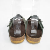 BIRKENSTOCK Zurich チューリッヒ サンダル スウェード カラーソール 細幅 ナロー幅 37 24.0 サンダル ミドリ レディース ビルケンシュトック【中古】6-0604S◎