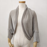 evam eva lily yarn bolero リリーヤーンボレロ リネンナイロン 羽織り E231K209 カーディガン 23SS グレー レディース エヴァムエヴァ【中古】6-0612M♪