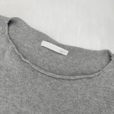 vie evam eva recycled cotton OP コットンニットワンピース 定価24000円 ワンピース グレー レディース ヴィー エヴァムエヴァ【中古】6-0923M∞