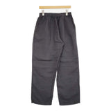 evam eva リネンシルクタックパンツ linen silk tuck pants イージーパンツ 定価30800円 25SS チャコールグレー レディース エヴァムエヴァ【中古】6-0603M♪