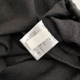 evam eva リネンシルクタックパンツ linen silk tuck pants イージーパンツ 定価30800円 25SS チャコールグレー レディース エヴァムエヴァ【中古】6-0603M♪