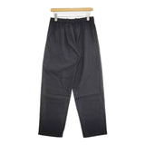 evam eva silk linen pants シルクリネン タックパンツ 定価28600円 E221T057 サイズ2 日本製 パンツ ブラック レディース エヴァムエヴァ【中古】6-0722G∞