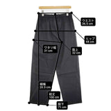 evam eva silk linen pants シルクリネン タックパンツ 定価28600円 E221T057 サイズ2 日本製 パンツ ブラック レディース エヴァムエヴァ【中古】6-0722G∞