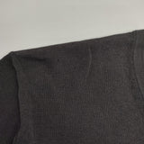evam eva コットン シアー 半袖ニット 薄手 ニットTシャツ日本製 サイズ2 セーター ニット チャコールグレー レディース エヴァムエヴァ【中古】6-0620S△