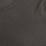 evam eva コットン シアー 半袖ニット 薄手 ニットTシャツ日本製 サイズ2 セーター ニット チャコールグレー レディース エヴァムエヴァ【中古】6-0620S△