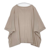 evam eva cotton wide pullover コットンワイドプルオーバー ドルマンスリーブ 定価18700円 Ｔシャツ カットソー 23SS ベージュ レディース エヴァムエヴァ【中古】6-0620S△