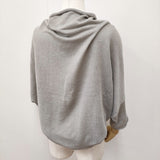 evam eva linen bolero リネンボレロ 羽織り 定価19800円 V241K930 ニット カーディガン 24SS グレー レディース エヴァムエヴァ【中古】6-0612M♪