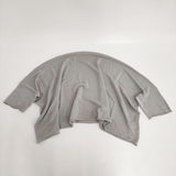 evam eva linen bolero リネンボレロ 羽織り 定価19800円 V241K930 ニット カーディガン 24SS グレー レディース エヴァムエヴァ【中古】6-0612M♪
